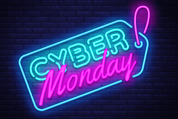 Cyber Monday is the Monday after Black Friday, focused on online shopping for smaller items like tech, fashion, and accessories.