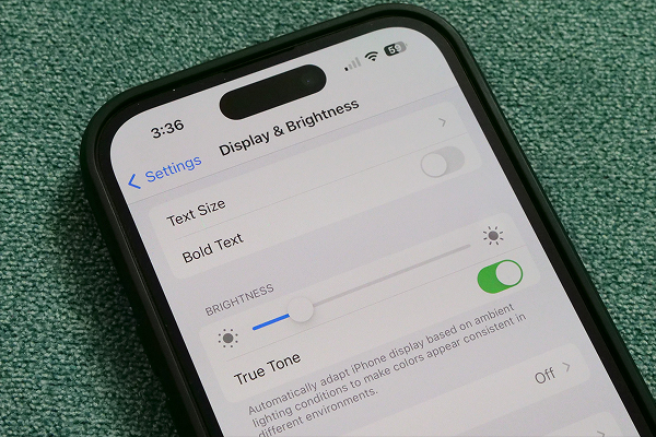 Lower screen brightness and use dark mode.