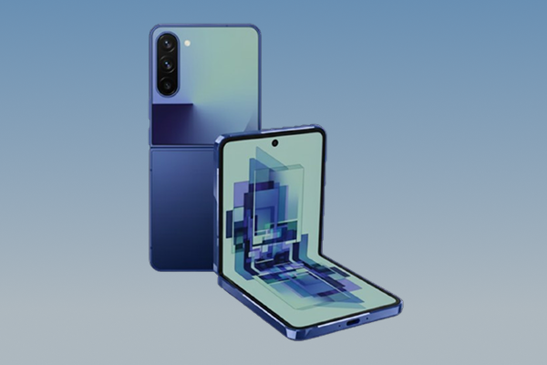 Stylish foldable with compact design and improved cover display.