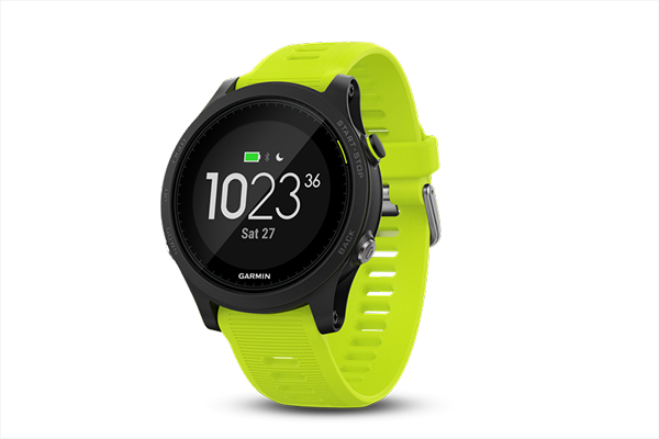 Garmin Forerunner smartwatch designed for running and fitness tracking