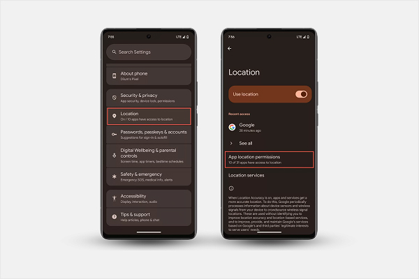 Use Location Services Smartly: Turn off location access for unnecessary apps to save battery.