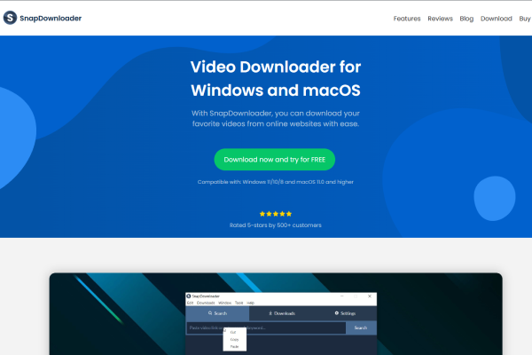 Desktop software supporting batch downloads and up to 8K video resolution