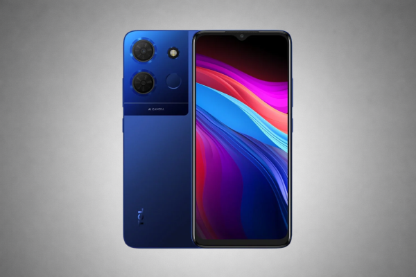 TCL 503 budget smartphone featuring a large display and minimalist design.