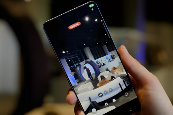 Video recording scene with stable footage and rich colors