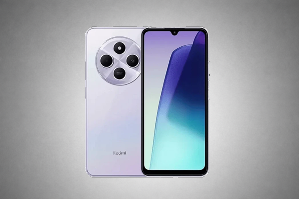 Xiaomi Redmi Note 14C smartphone with large AMOLED screen and triple camera module.