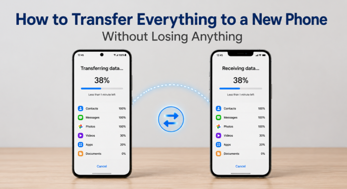How to Transfer Everything to a New Phone Without Losing Anything