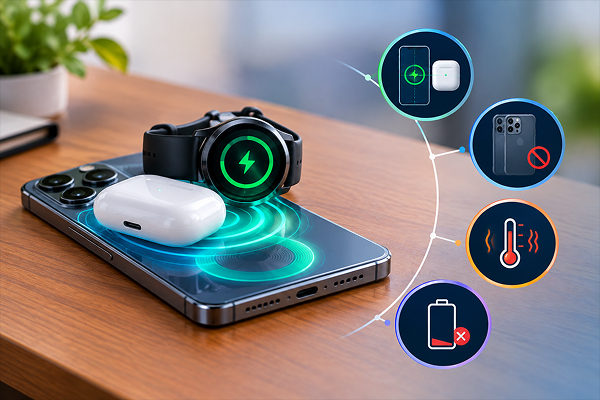 How Does Reverse Wireless Charging Works - TechSpecs Info How Does Reverse Wireless Charging Works