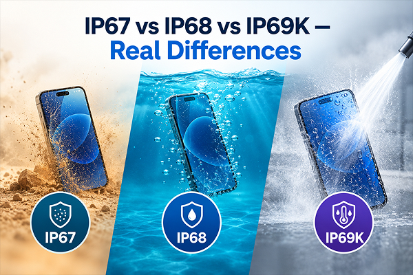 IP67 vs IP68 vs IP69K ÔÇö Real Differences - TechSpecs Info IP67 vs IP68 vs IP69K