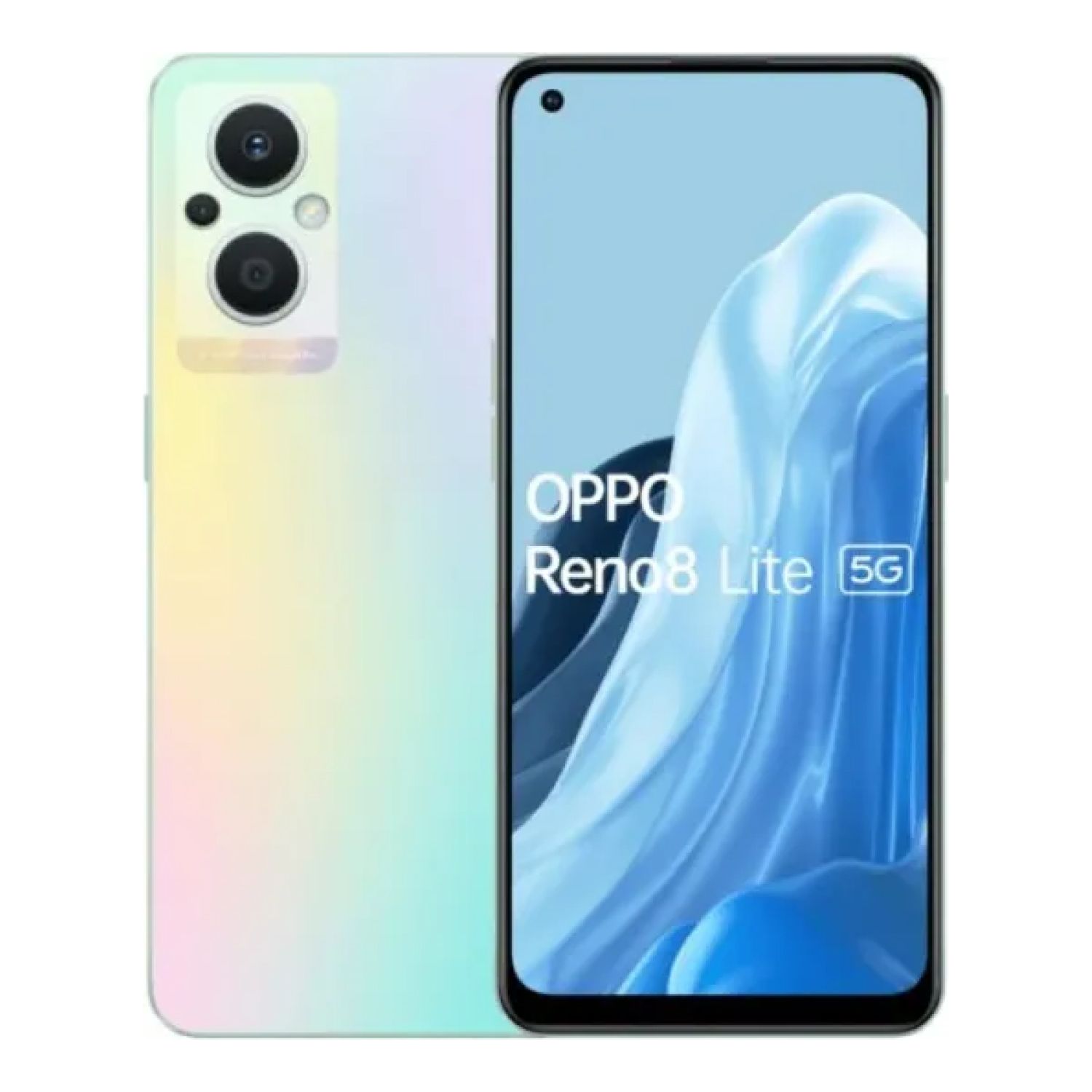 HONLEN Custodia per OPPO Reno8 5G Case, (6.43 Inches) Trasparente Sfumato TPU Silicone Progettata, 4 Angoli rinforzati Case